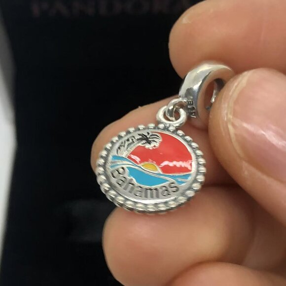✨🔥Pandora Bahamas Charm Bahamas Travel Vacation Dangle Charm - Picture 3 of 5